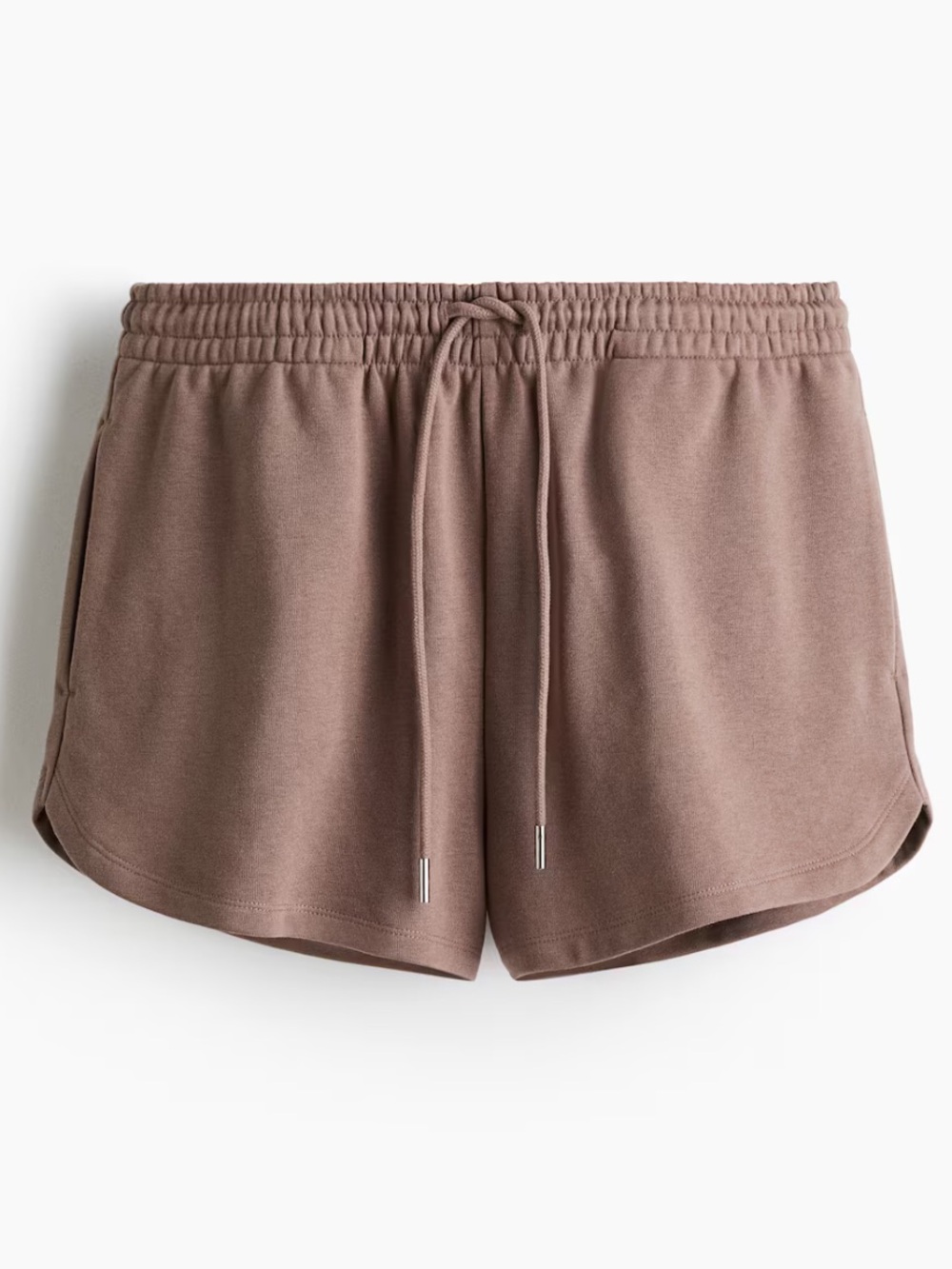 H&M SWEATSHORTS Dark Taupe Brown
